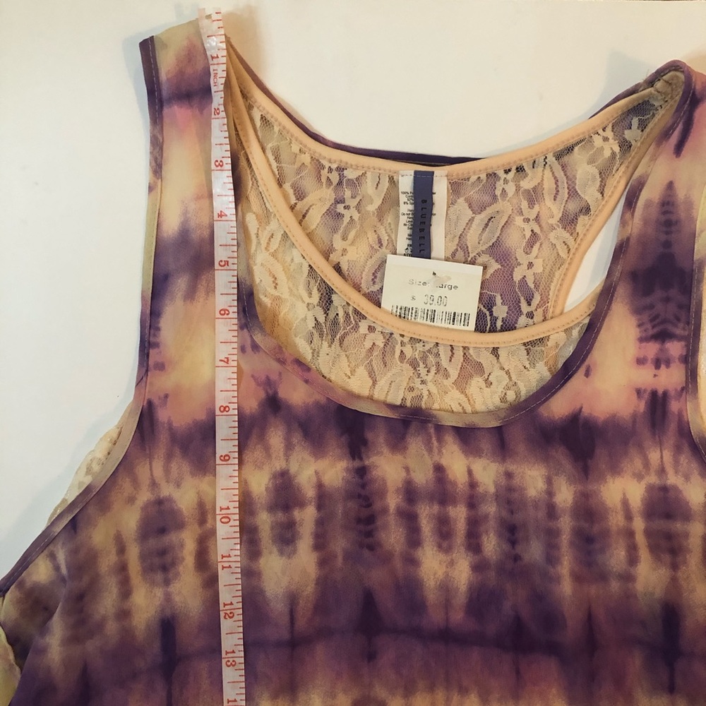 Tie-dye Lace Tank - Picture 8 of 13